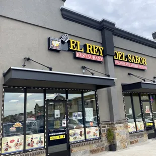 the front of a restaurant