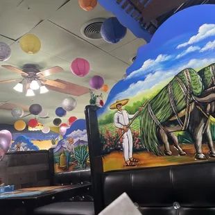 Dining area decoration