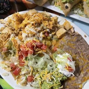 Chilaquiles plate