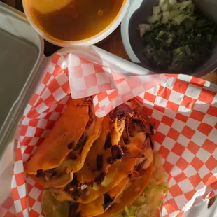 Birria Tacos Y Consomme