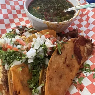 Birria tacos