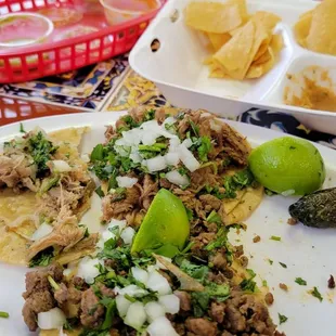 What's left of 4 tacos!