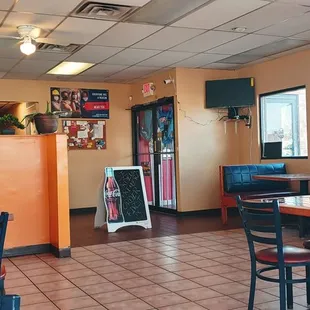 the interior of a restaurant