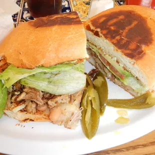 Torta with carnitas. Carnitas was just ok today. Seems to be a bit hit or miss.