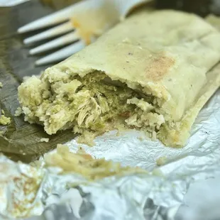 Chicken tamale verde