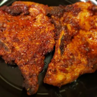 The seasoned pork chops are very tasty and I'm definitely buying them again, from the fresh meat case