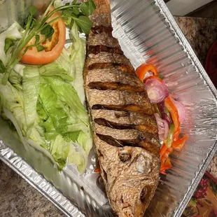 My fried snapper