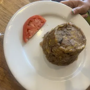 Pernil mofongo - came with a side of sauce