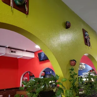 the interior of el rey international restaurant