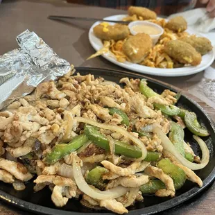 Chicken fajitas