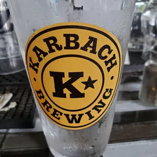 a glass of beer