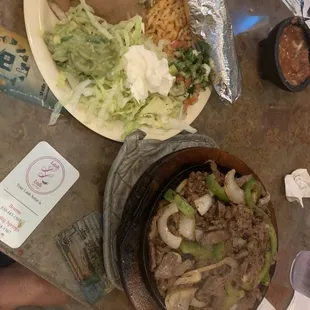 Fajita &amp; Pastor Plate