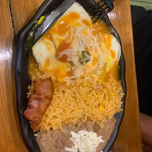 Huevos Rancheros had great sauce and flavor