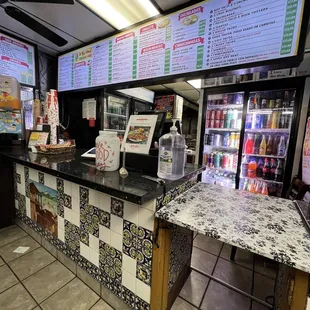 Counter view from the entrance