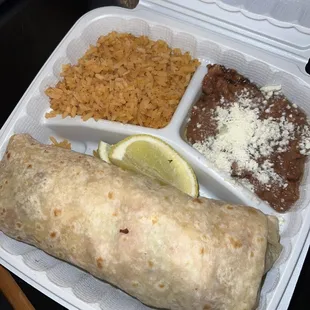 Combination Burrito Carnitas Burrito