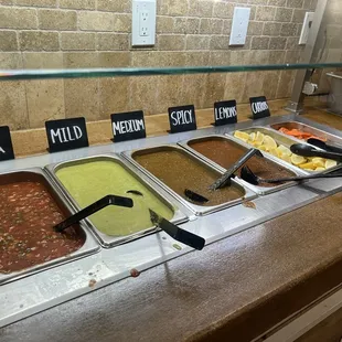 Salsa bar