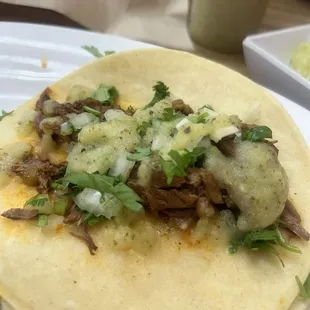 Birria tacos.