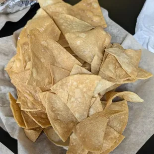 Fresh Fried Corn Tortilla Chips - Must order!