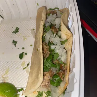 Taco de carnitas
