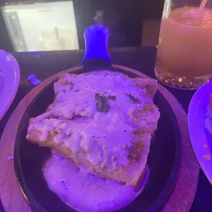 Sizzling steak enchiladas