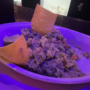 Guacamole (took a few bites before)