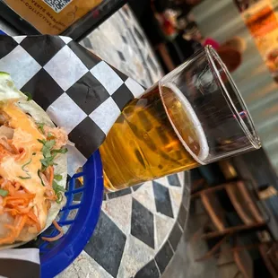 Streets tacos and beer!