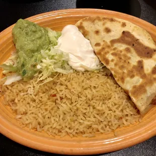 Shrimp quesadilla. Excellent!