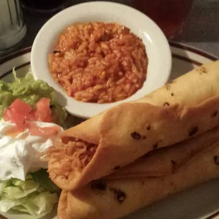 Chicken flautas