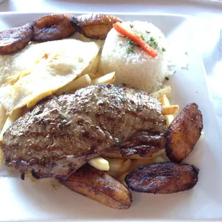 Bistec a lo Pobre