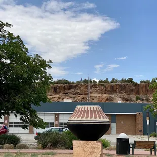 The view from in front