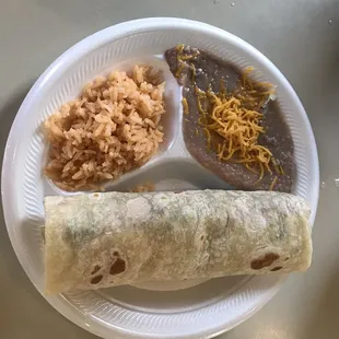 Beef burrito