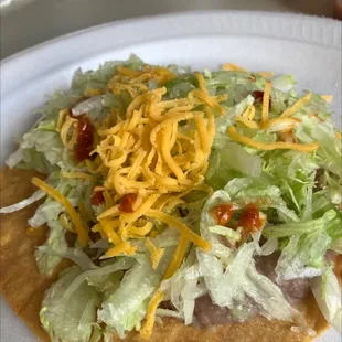Bean tostada