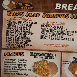 Breakfast tacos