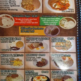 Breakfast plates