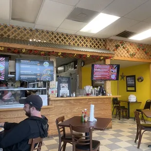 the interior of a restaurant