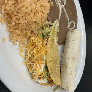 Taco &amp; soft taco