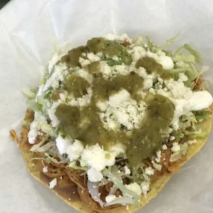 Tostada de tinga