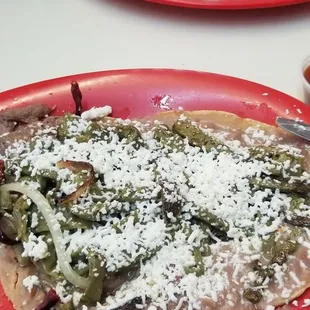 two plates of mexican food