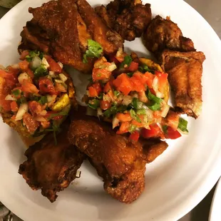 a plate of food