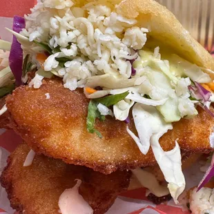 Crispy Fish Arepa