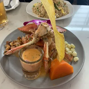 Lunch! Very tasty Peruvian food