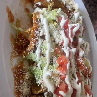 Chicken flautas