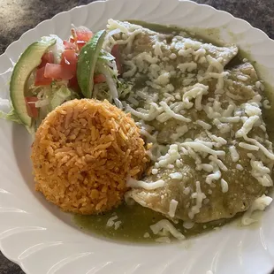 Enmoladas Verdes