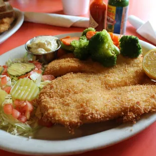 Mmmm!! Breaded Filet. Bon Appetit !!!