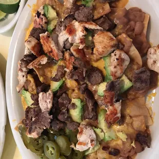 My fave Mixed Chicken Fajita Panchos! No one comes close to them!! YUM!