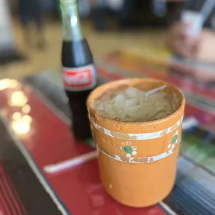 Huge jar of horchata