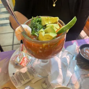 Cocktail shrimp here is sooo good