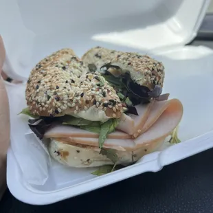 Bagel sandwich