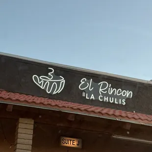 Sign from the outside