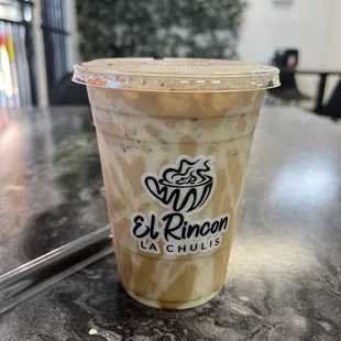 Horchata iced caffecito